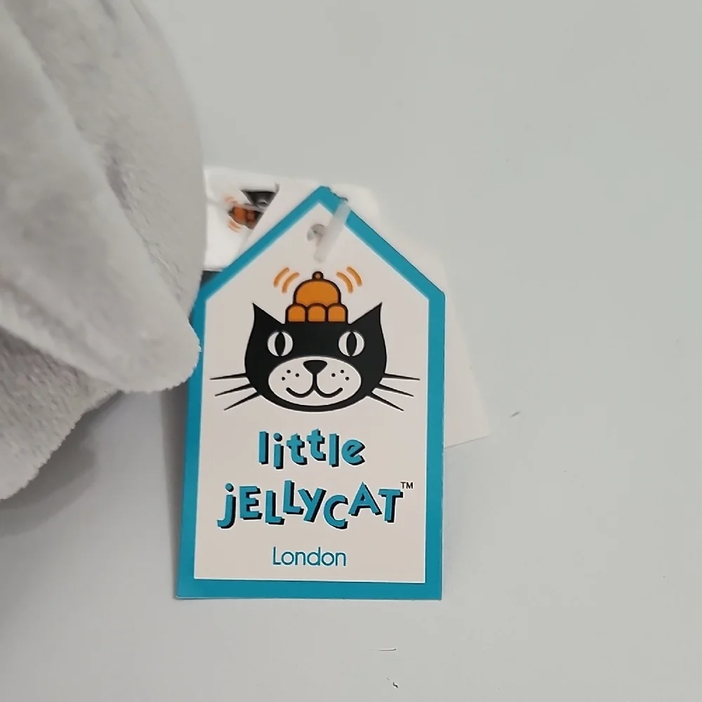 Jellycat Little THUMBLE Gray and White Bird Plush Toy - Picture 2 of 5